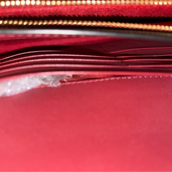 NWT Coach Anna Foldover Clutch Crossbody Bag in Brown and Black - Picture 4 of 13